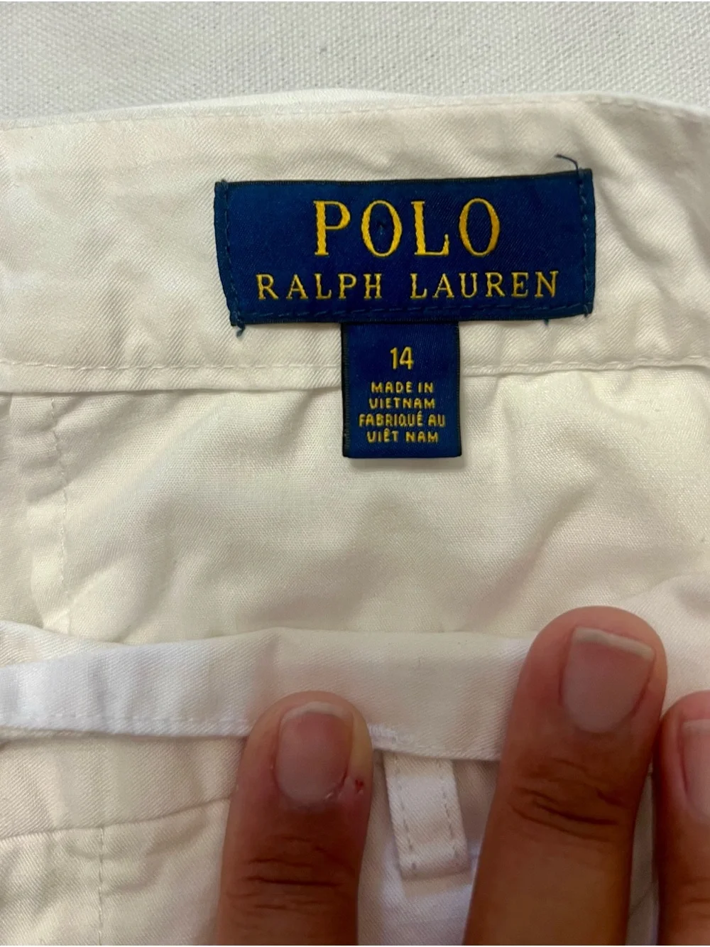 Polo Ralph Lauren boys outfit set sz 14 L14-16 paint splatter Tee chino shorts